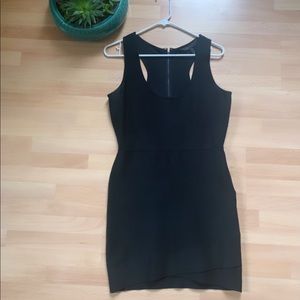 Black Form-Fitting Cocktail Dress